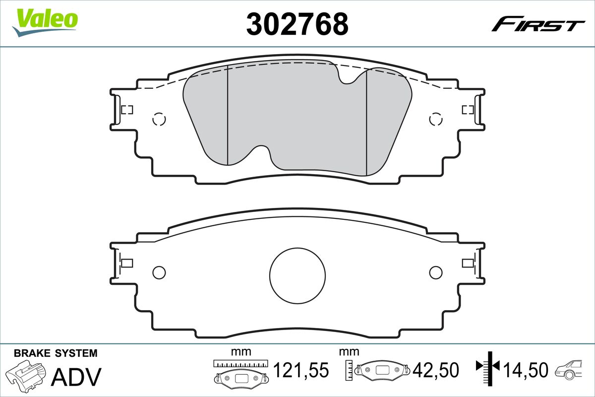 BRAKE PADS FIRST TOYOTA RAV 4 RR